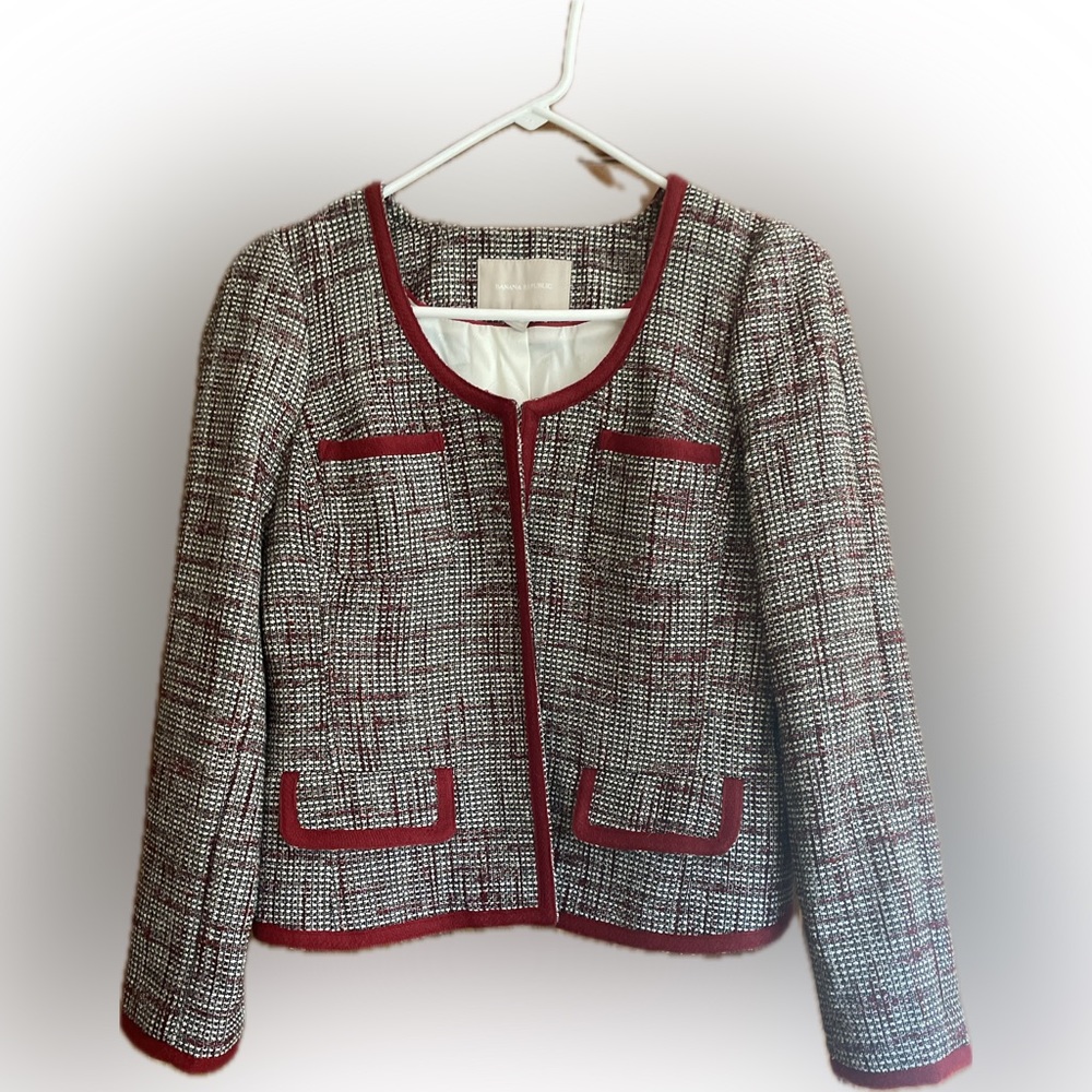 Banana Republic size 6 tweed blazer